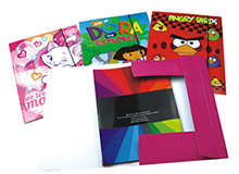 Cartoon Design Paper File Folder