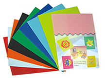 Papier ondul couleur