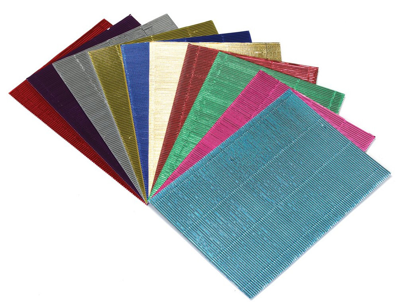 Metallic Corrugated Paper