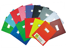 Durable Opaque Color Grid Embossed Book Cover