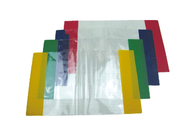 PVC transparent Cover Avec Couleur Bord