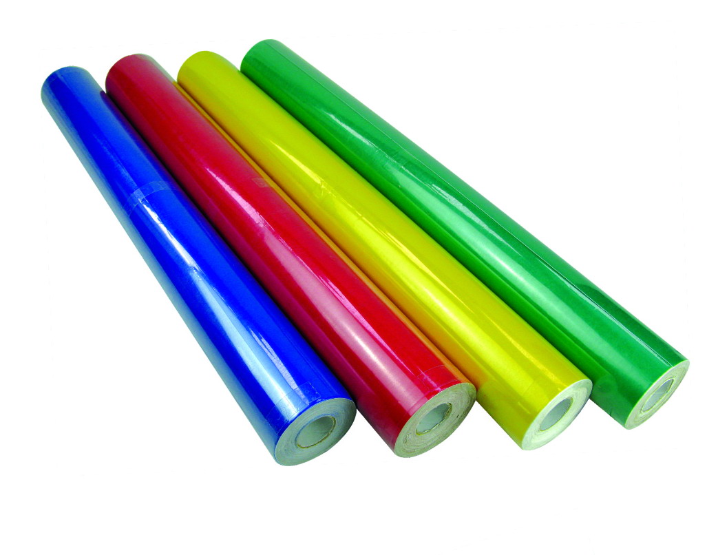 Jumbo color slido auto-adhesivo Rolls