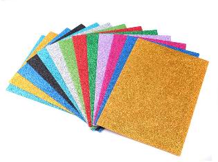 Colorful Glitter Felt Sheet / Feutre Art & Crafts