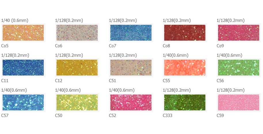 Rainbow Glitter Powder