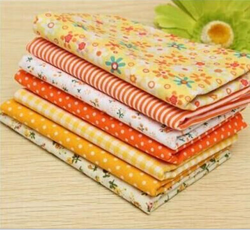 DIY Craft Fabric 18"X21" Fat Quarters Yellow