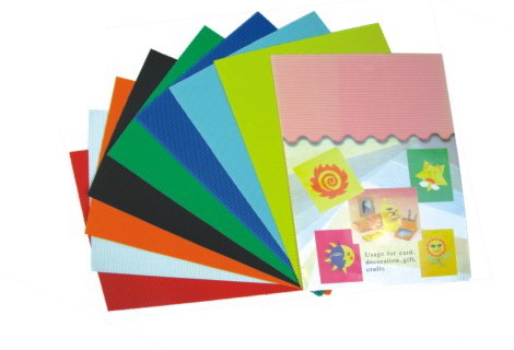 Color Corrugated Paper