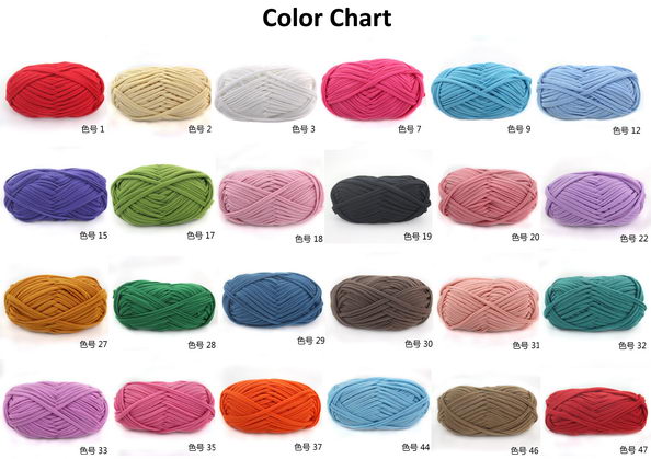 Yarn Colors Chart