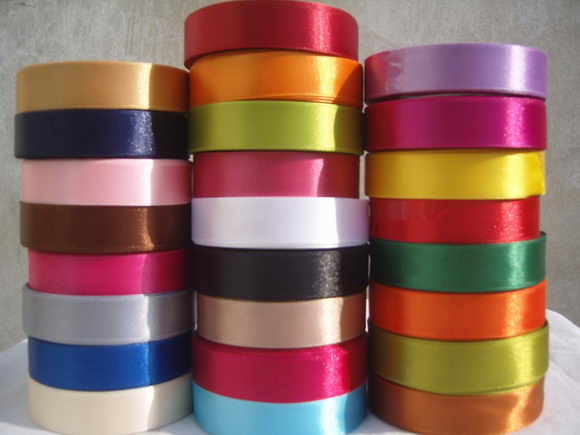 Design Bows Polyester Double Sided Satin Ribbon