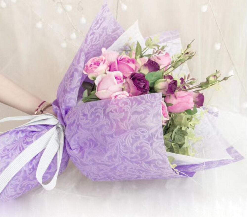 Orchid Design Non-woven Wrapping