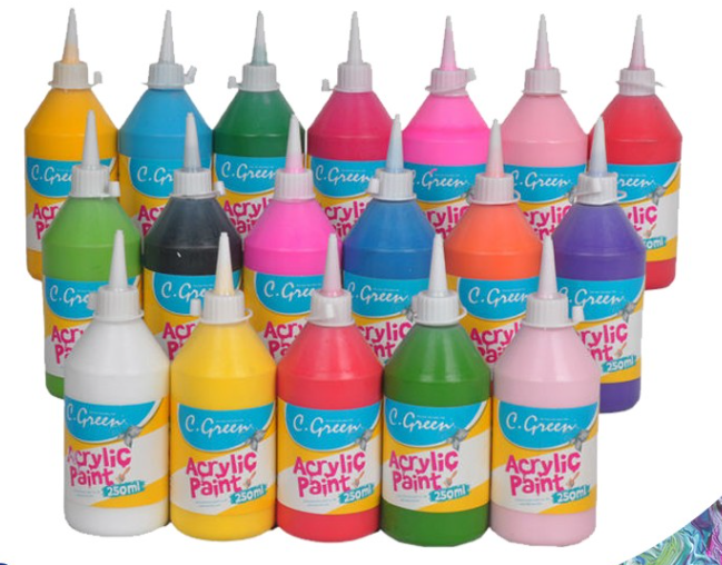 Wholesale acrylic paint , OEM 250ML, 500ML