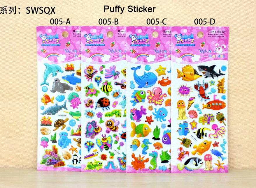 Animal In Sea Puffy Sticker