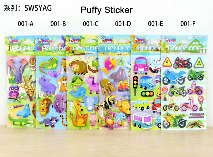 Colorful Animal Foam Sticker