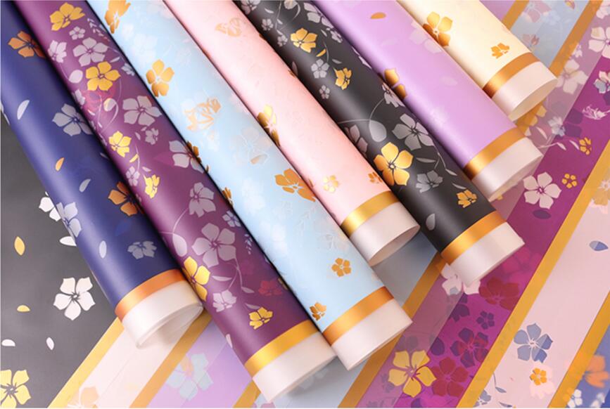 Printed Floral Wrapping Paper-HPW14