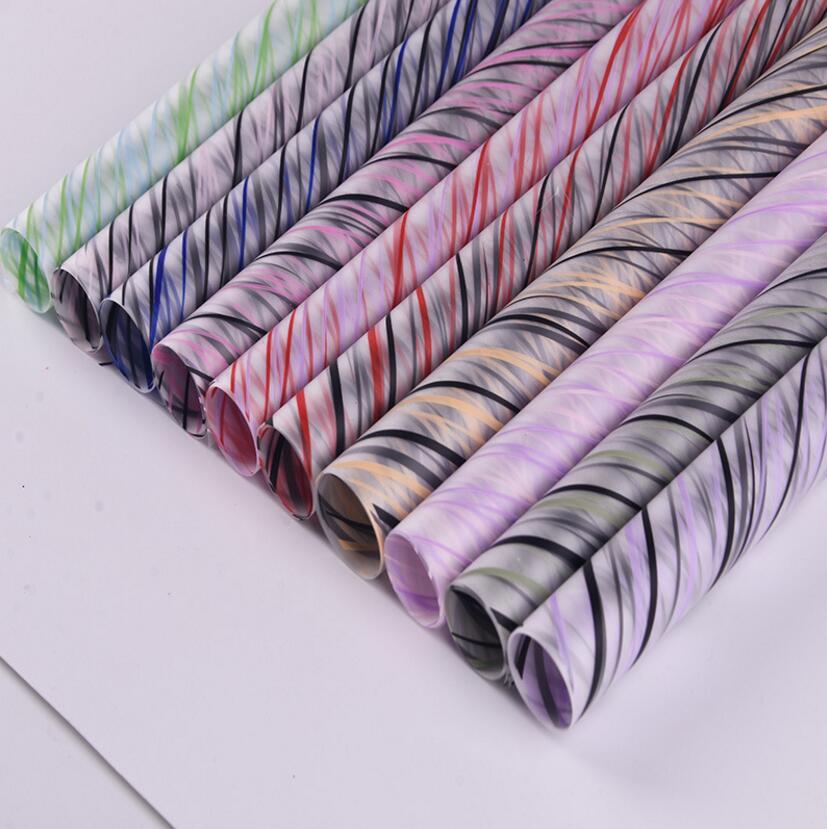 Double Color Waterproof Plastic Floral Paper-HPW22