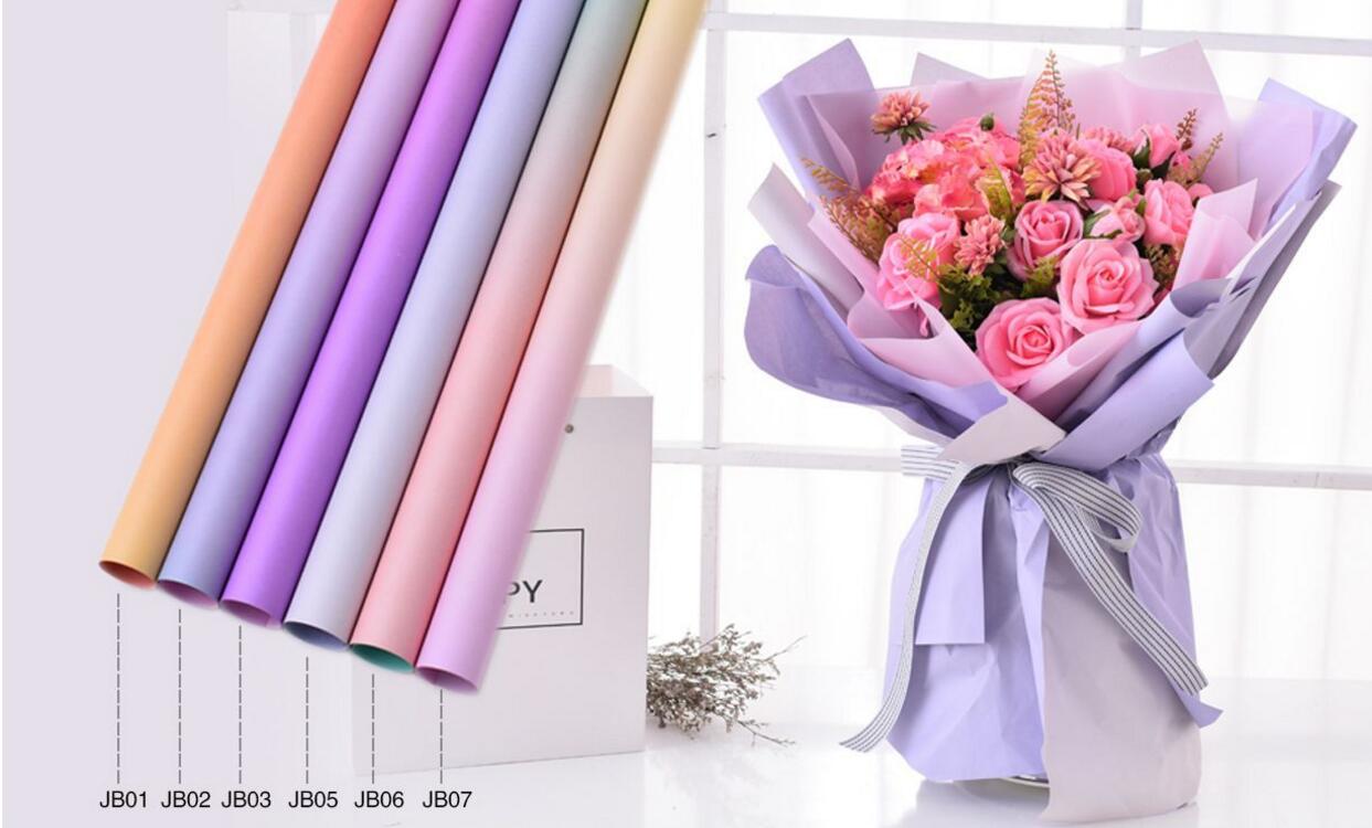 Pearlescent Waterproof Flower Bouquet Tissue Wrapping Paper