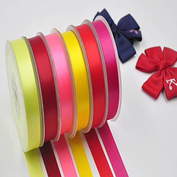 Polyester Satin Ribbon 1/4"