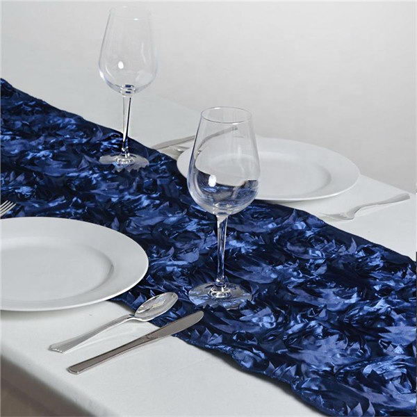 Rosette Satin Table Runner