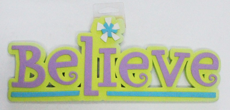 EVA Foam Letters-Believe