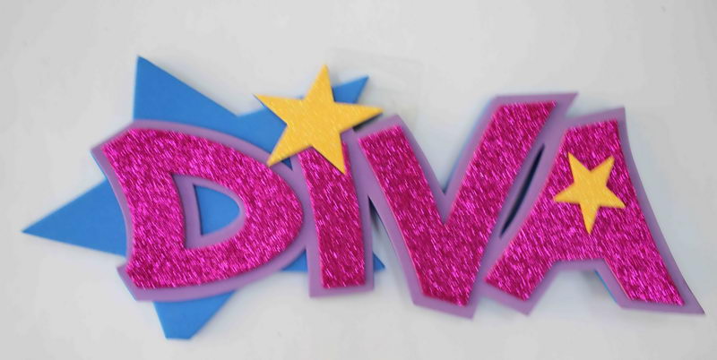 EVA Foam Letters-DIVA