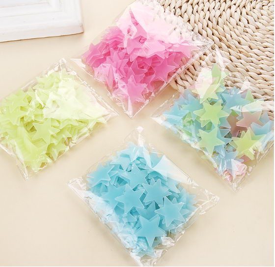 3cm Star Glow Sticker 100pcs/bag