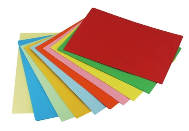150gsm A4 multi colors colored hard paper cardboard