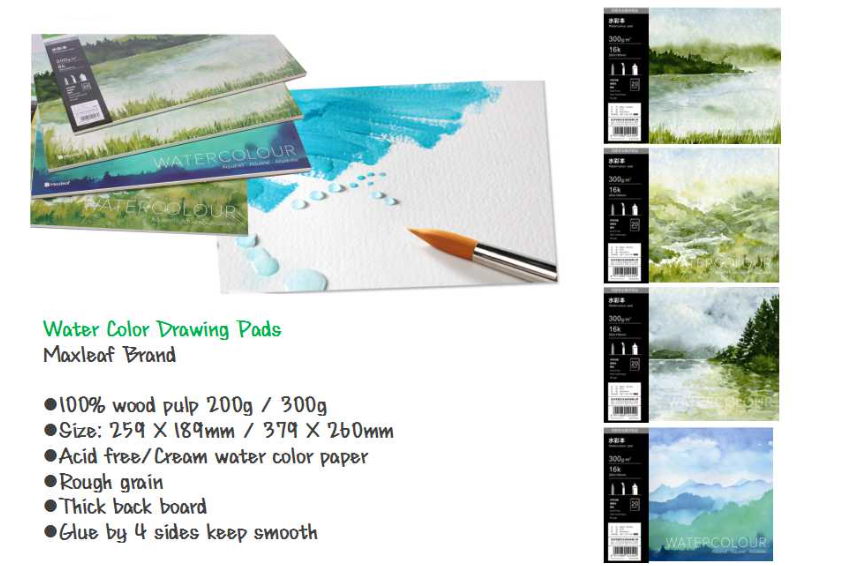 Oil-acrylic drawing pad