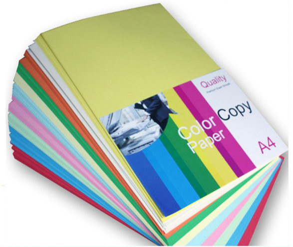 80gsm A4 size 10 different colors mixed colored paper