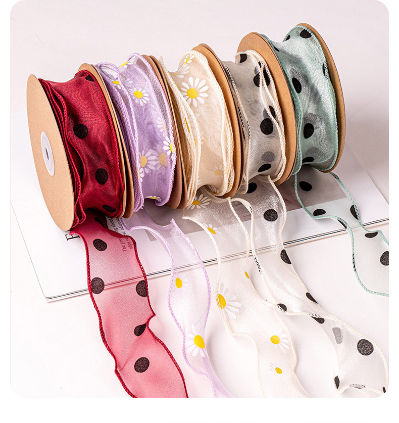 Dot Style Organza Ribbon