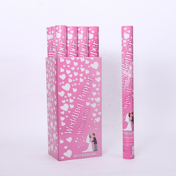 white paper wedding popper