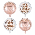 Wholesal Party Things 18 Inch Happy Birthday Round Foil Party Floating Balloons Mylar Balloons For Birthday